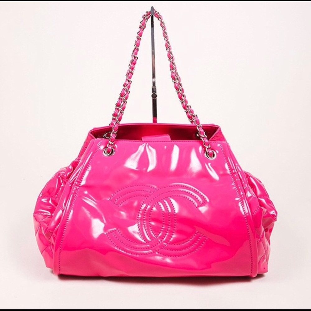 Chanel patent tote